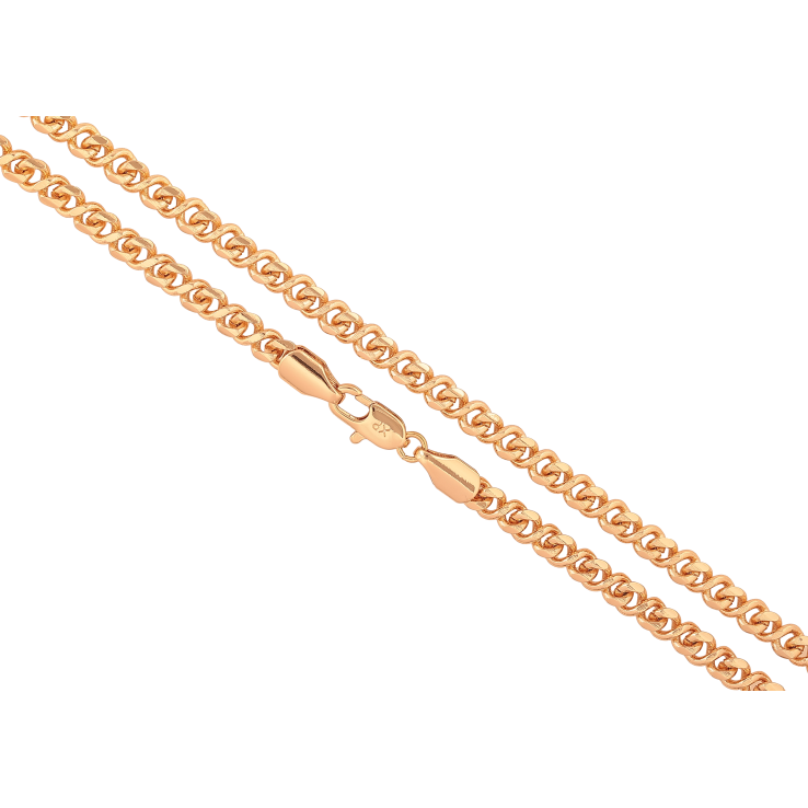 Цепочка Xuping цвет Позолота 18K "Плетение Восьмерка" длинна 51см х 4мм фото №24 Цепочка Xuping цвет Позолота 18K "Плетение Восьмерка" длинна 51см х 4мм фото №24