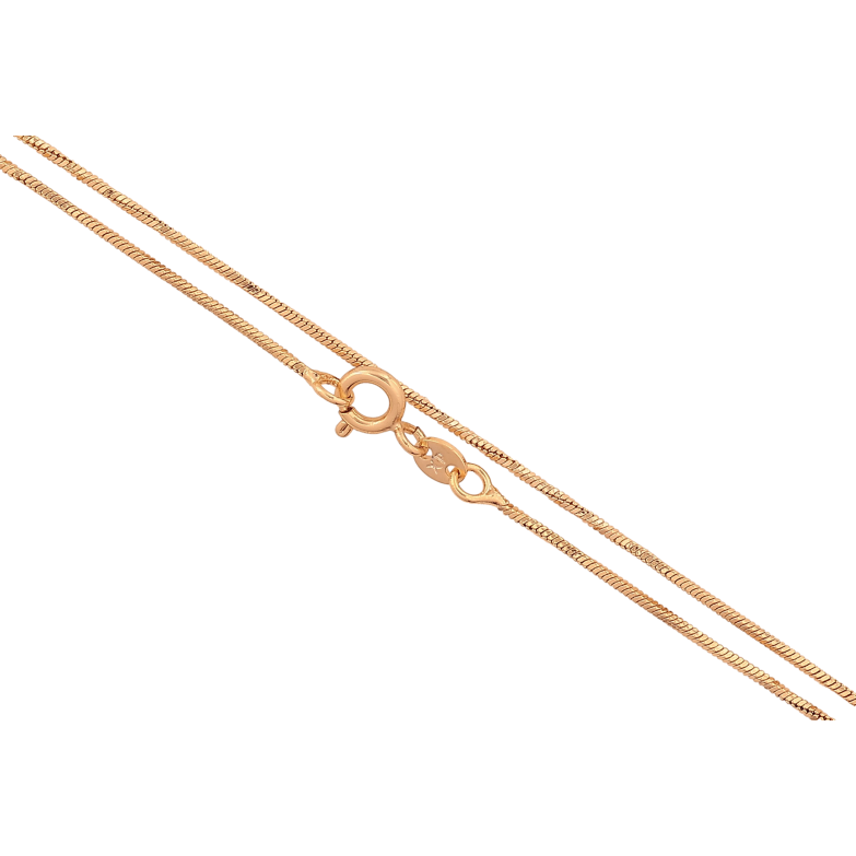 Цепочка Xuping цвет Позолота 18K "Плетение Ювелирный шнур 4-х гранный перекрученный" длинна 55см х 1мм фото №1 Цепочка Xuping цвет Позолота 18K "Плетение Ювелирный шнур 4-х гранный перекрученный" длинна 55см х 1мм фото №1