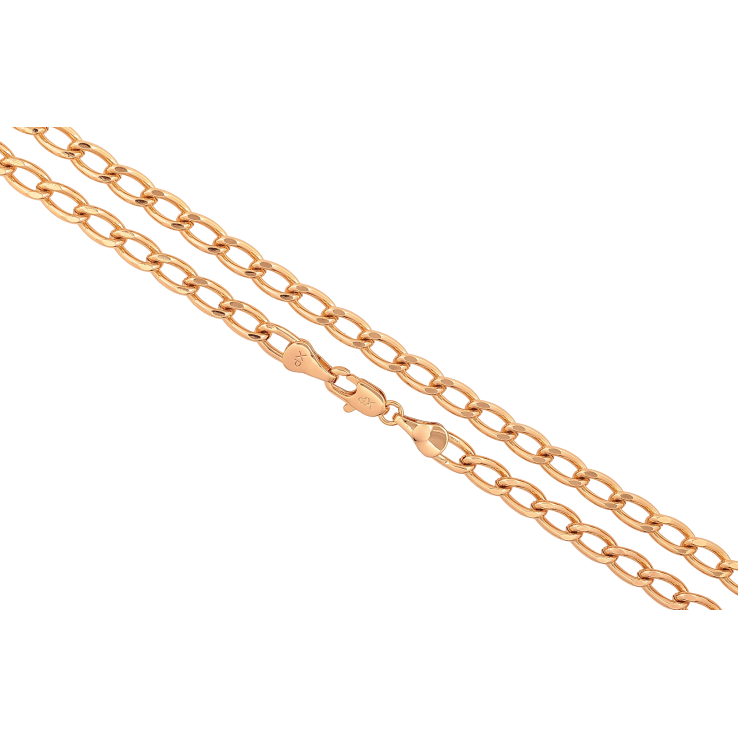Цепочка Xuping цвет Позолота 18K "Плетение Панцирное" длинна 50см х 4мм фото №2 Цепочка Xuping цвет Позолота 18K "Плетение Панцирное" длинна 50см х 4мм фото №2