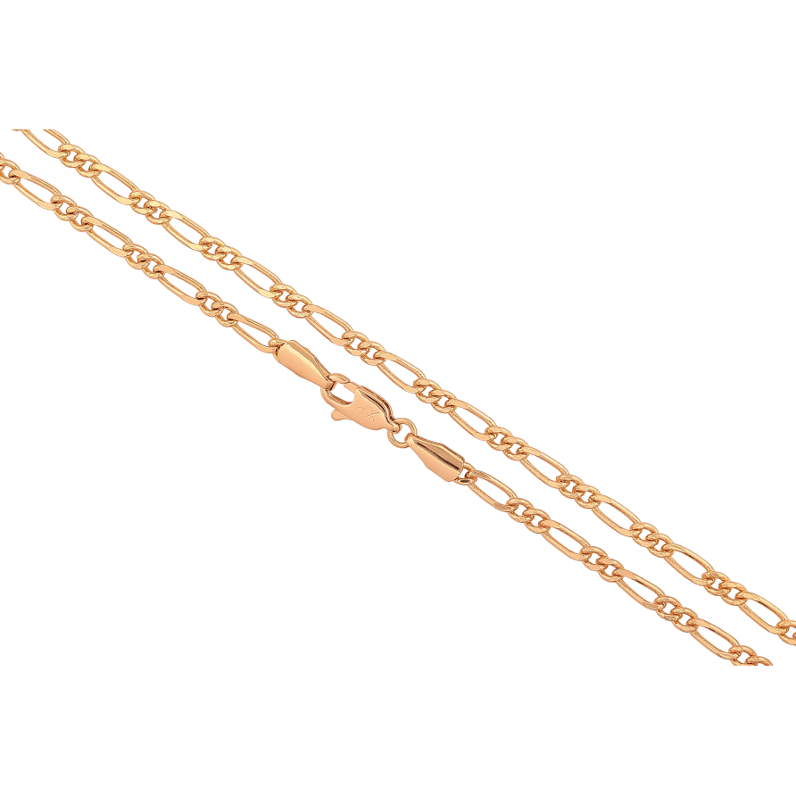 Цепочка Xuping цвет Позолота 18K "Плетение Фигаро" длинна 45см х 3мм фото №1 Цепочка Xuping цвет Позолота 18K "Плетение Фигаро" длинна 45см х 3мм фото №1