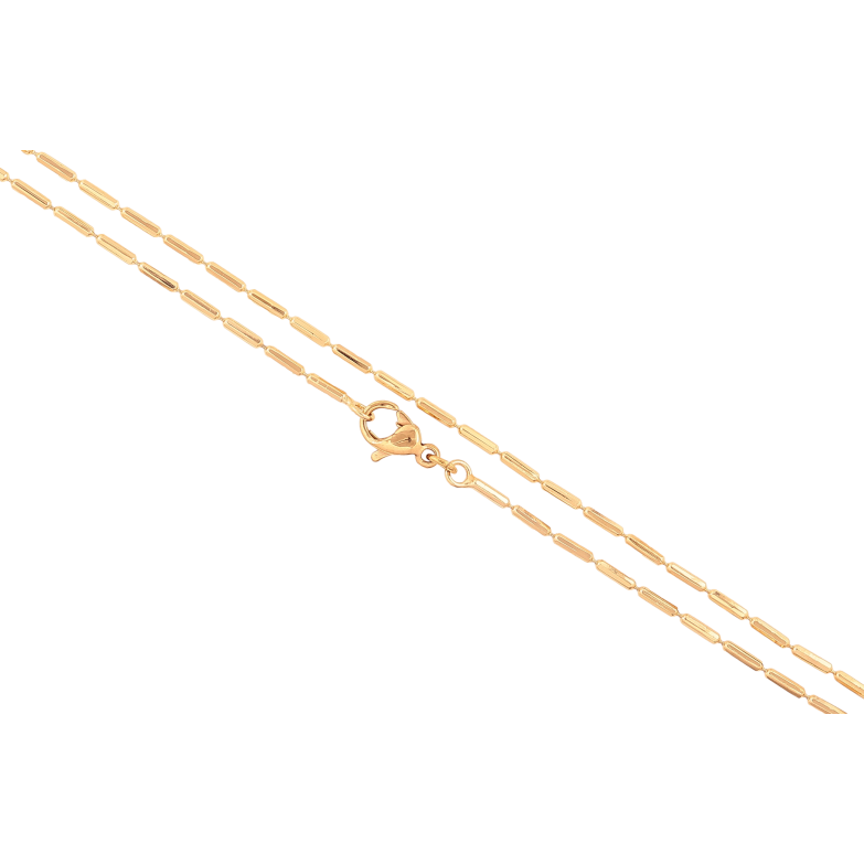 Ланцюжок Xuping колір Позолота 18K "Плетіння Перлина" довжина 45см х 1мм фото №15 Ланцюжок Xuping колір Позолота 18K "Плетіння Перлина" довжина 45см х 1мм фото №15