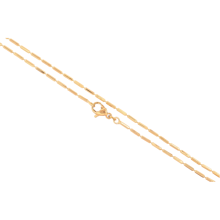 Цепочка Xuping цвет Позолота 18K "Плетение Перлина" длинна 45см х 1мм фото №1 Цепочка Xuping цвет Позолота 18K "Плетение Перлина" длинна 45см х 1мм фото №1