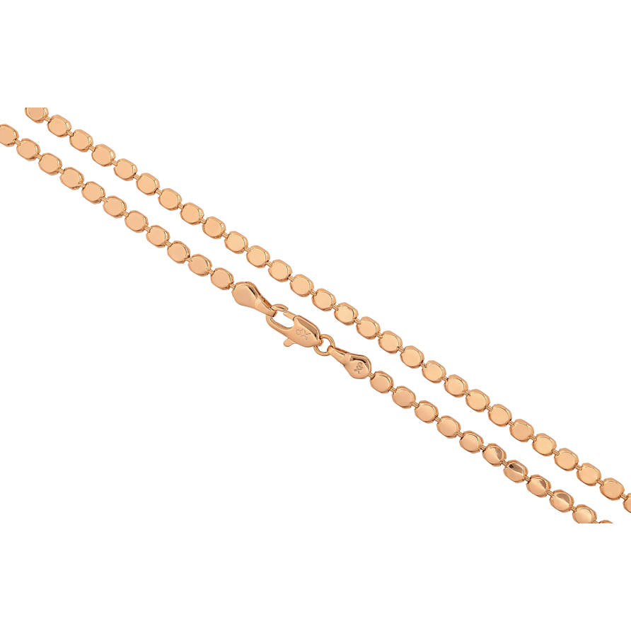 Ланцюжок Xuping колір Позолота 18K "Плетіння Перлина фантазійна" довжина 60см х 3мм фото №1 Ланцюжок Xuping колір Позолота 18K "Плетіння Перлина фантазійна" довжина 60см х 3мм фото №1