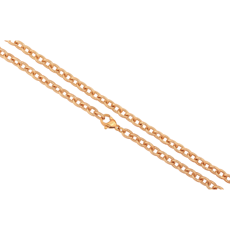 Цепочка Xuping цвет Позолота 18K "Плетение Якорное с узором" длина 45см х 5мм фото №6 Цепочка Xuping цвет Позолота 18K "Плетение Якорное с узором" длина 45см х 5мм фото №6