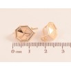 Серьги Xuping M&L цвет 18K французский замок "Декоративный узор" фото №2
