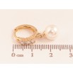 Серьги Xuping M&L цвет 18К подвески на колечках "Жемчужные подвески" фото №2 Серьги Xuping M&L цвет 18К подвески на колечках "Жемчужные подвески" фото №2