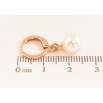 Серьги Xuping M&L цвет 18К подвески на колечках "Жемчужные подвески" ø 8мм фото №2 Серьги Xuping M&L цвет 18К подвески на колечках "Жемчужные подвески" ø 8мм фото №2