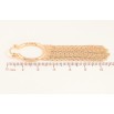 Серьги Xuping M&L цвет 18K замок-булавка "Кольца с подвесками цепочками" фото №2 Серьги Xuping M&L цвет 18K замок-булавка "Кольца с подвесками цепочками" фото №2