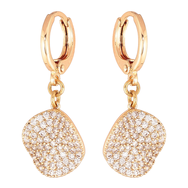 Серьги Xuping M&L цвет 18K подвески на колечках "Инкрустация кристаллами" фото №21 Серьги Xuping M&L цвет 18K подвески на колечках "Инкрустация кристаллами" фото №21