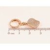 Серьги Xuping M&L цвет 18K подвески на колечках "Инкрустация кристаллами" фото №2 Серьги Xuping M&L цвет 18K подвески на колечках "Инкрустация кристаллами" фото №2