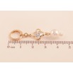 Серьги Xuping M&L цвет 18К подвески на колечках "Жемчужные подвески" фото №2 Серьги Xuping M&L цвет 18К подвески на колечках "Жемчужные подвески" фото №2