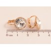 Серьги Xuping цвет 18К с кристаллами Swarovski французский замок "Кристаллы Clear" ø 12мм фото №2 Серьги Xuping цвет 18К с кристаллами Swarovski французский замок "Кристаллы Clear" ø 12мм фото №2
