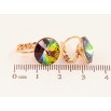 Серьги Xuping цвет 18К с кристаллами Swarovski французский замок "Кристаллы Vitrail Medium" ø 12мм фото №2 Серьги Xuping цвет 18К с кристаллами Swarovski французский замок "Кристаллы Vitrail Medium" ø 12мм фото №2
