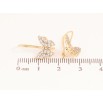 Серьги Xuping цвет Позолота 18K французский замок "Бабочки" фото №2 Серьги Xuping цвет Позолота 18K французский замок "Бабочки" фото №2