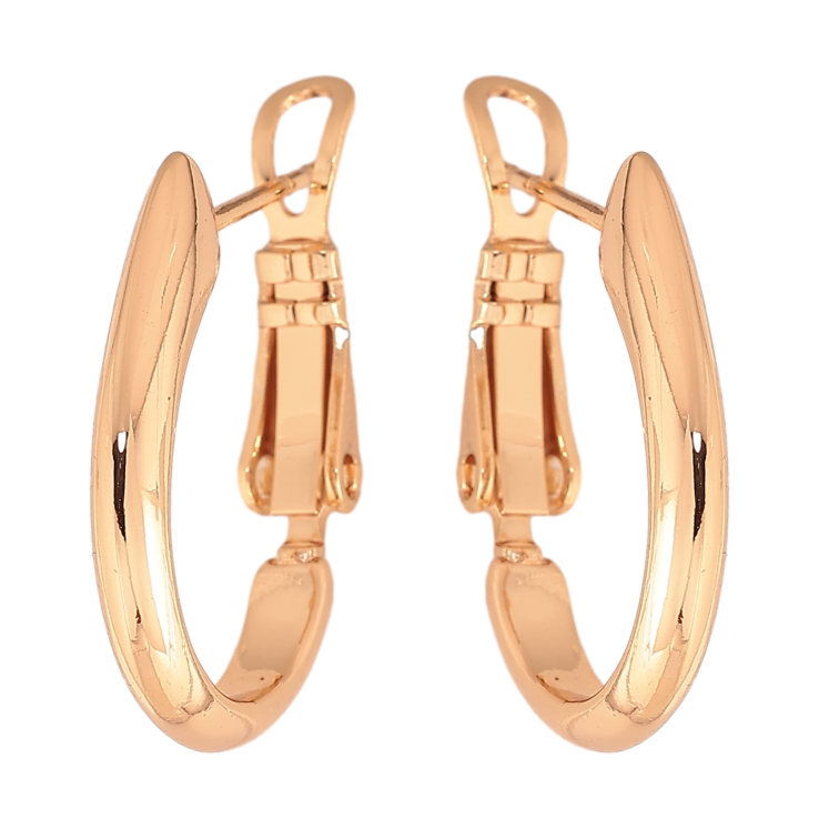 Серьги Xuping цвет позолота 18K итальянский замок декоративные фото №9