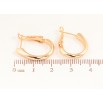 Серьги Xuping цвет позолота 18K итальянский замок декоративные фото №2 Серьги Xuping цвет позолота 18K итальянский замок декоративные фото №2