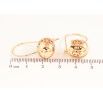Серьги Xuping цвет Позолота 18K французский замок "Шарики на дужках" фото №2 Серьги Xuping цвет Позолота 18K французский замок "Шарики на дужках" фото №2