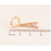 Сережки Xuping колір Позолота 18K підвіски на колечках "Літера А" фото №2 Сережки Xuping колір Позолота 18K підвіски на колечках "Літера А" фото №2