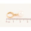 Серьги Xuping цвет Позолота 18K подвески на колечках "Жемчужины" ø 9мм фото №2 Серьги Xuping цвет Позолота 18K подвески на колечках "Жемчужины" ø 9мм фото №2