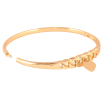 Браслет Xuping цвет Позолота 18K "Узор цепочка с подвеской сердечко" ø 5.7см фото №2 Браслет Xuping цвет Позолота 18K "Узор цепочка с подвеской сердечко" ø 5.7см фото №2