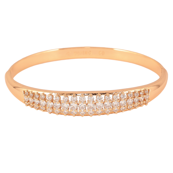 Браслет Xuping Позолота 18K "Инкрустация кристаллами" ø 6см фото №14