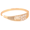 Браслет Xuping цвет Позолота 18K "Вензельный резной орнамент с вставкой из кристаллов" ø 6см фото №2 Браслет Xuping цвет Позолота 18K "Вензельный резной орнамент с вставкой из кристаллов" ø 6см фото №2