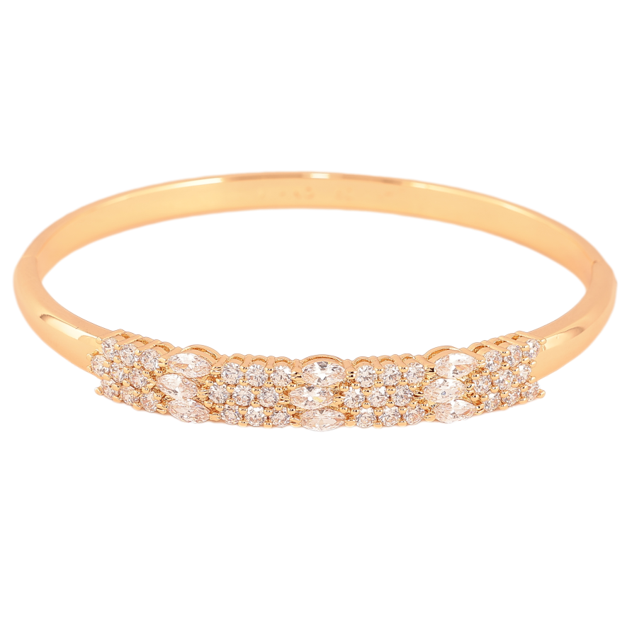 Браслет Xuping цвет Позолота 18K "Инкрустация кристаллами" ø 6см фото №1 Браслет Xuping цвет Позолота 18K "Инкрустация кристаллами" ø 6см фото №1