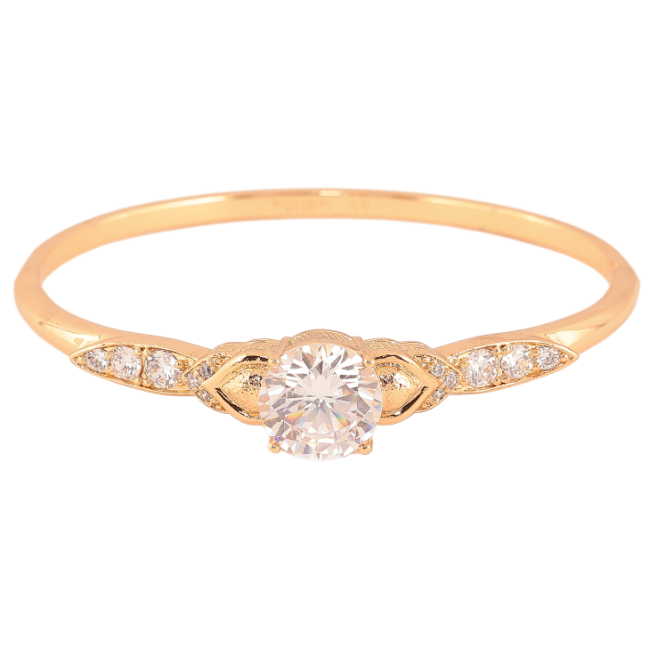 Браслет Xuping цвет Позолота 18K "Изысканный орнамент с кристаллами" ø 6см фото №17