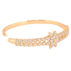 Браслет Xuping цвет Позолота 18K "Изящный цветочный орнамент с кристаллами" ø 6см фото №2 Браслет Xuping цвет Позолота 18K "Изящный цветочный орнамент с кристаллами" ø 6см фото №2