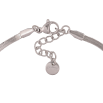 Браслет Xuping ТТМ Stainless Steel колір Родій "Бант" довжина з дод. ланцюжком 18-21см х 2.5мм фото №2 Браслет Xuping ТТМ Stainless Steel колір Родій "Бант" довжина з дод. ланцюжком 18-21см х 2.5мм фото №2