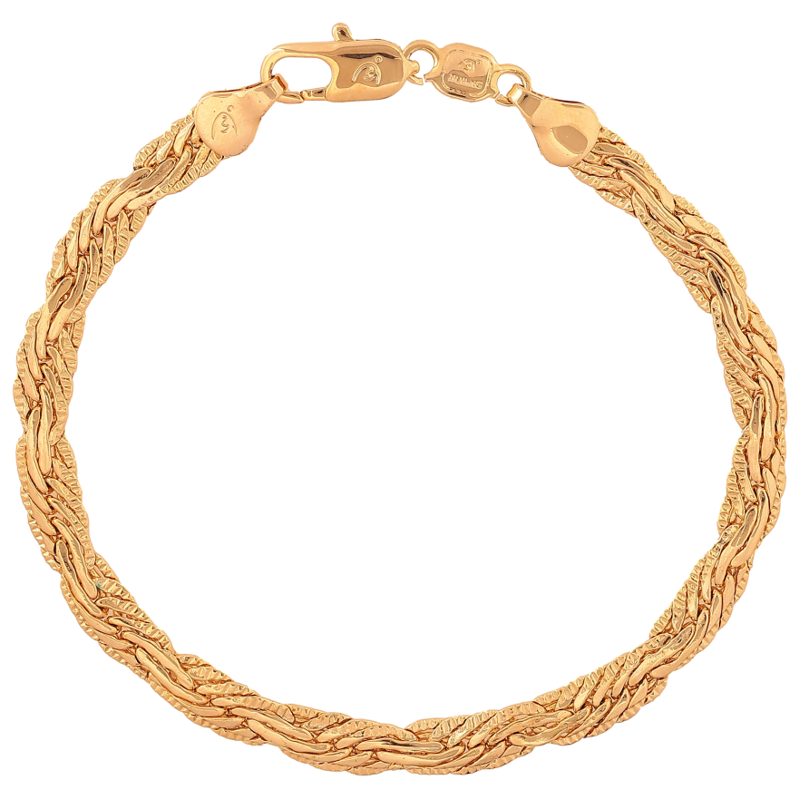 Браслет Xuping цвет Позолота 18K "Цепочка Фантазийная" размер 20см х 5мм фото №1