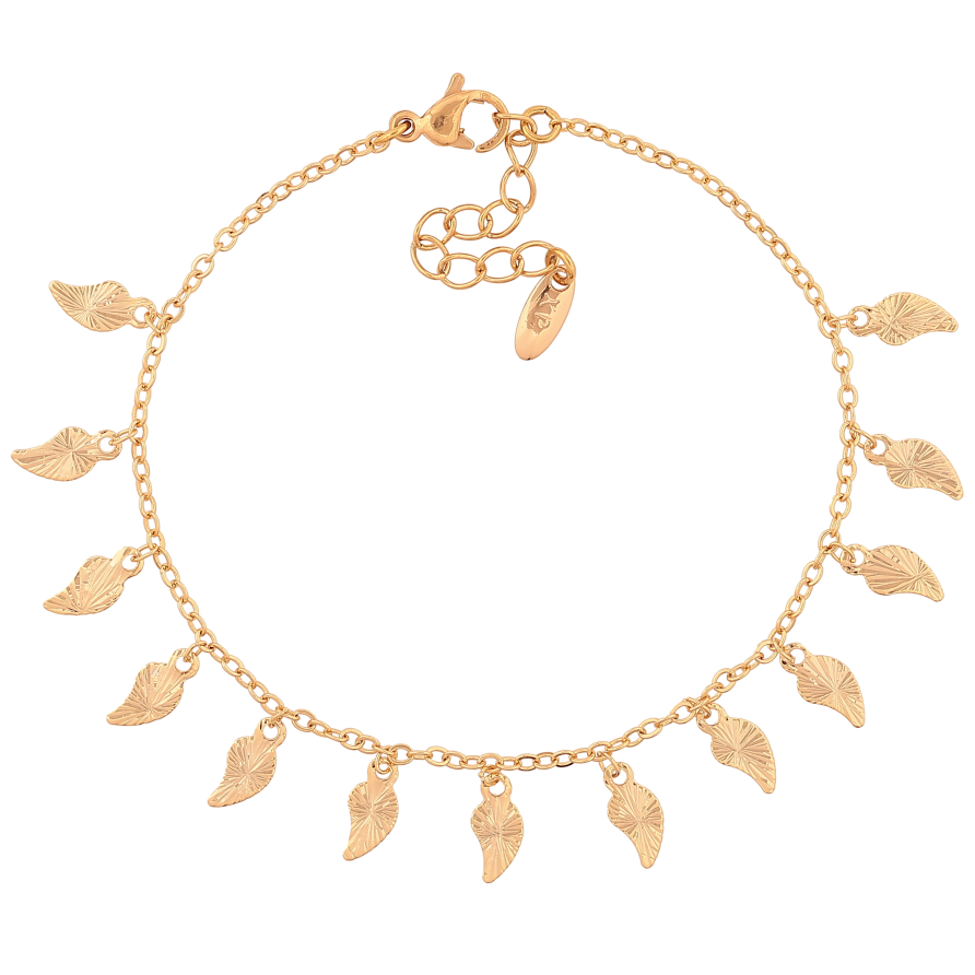 Браслет Xuping цвет Позолота 18K "Цепочка с подвесками" длинна с доп. цепочкой 17-20см х 1.5мм фото №1 Браслет Xuping цвет Позолота 18K "Цепочка с подвесками" длинна с доп. цепочкой 17-20см х 1.5мм фото №1