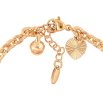 Браслет Xuping цвет Позолота 18K "Цепочка Якорная с узором" размер с доп. цепочкой 16.5-19.5см х 4.5мм фото №2