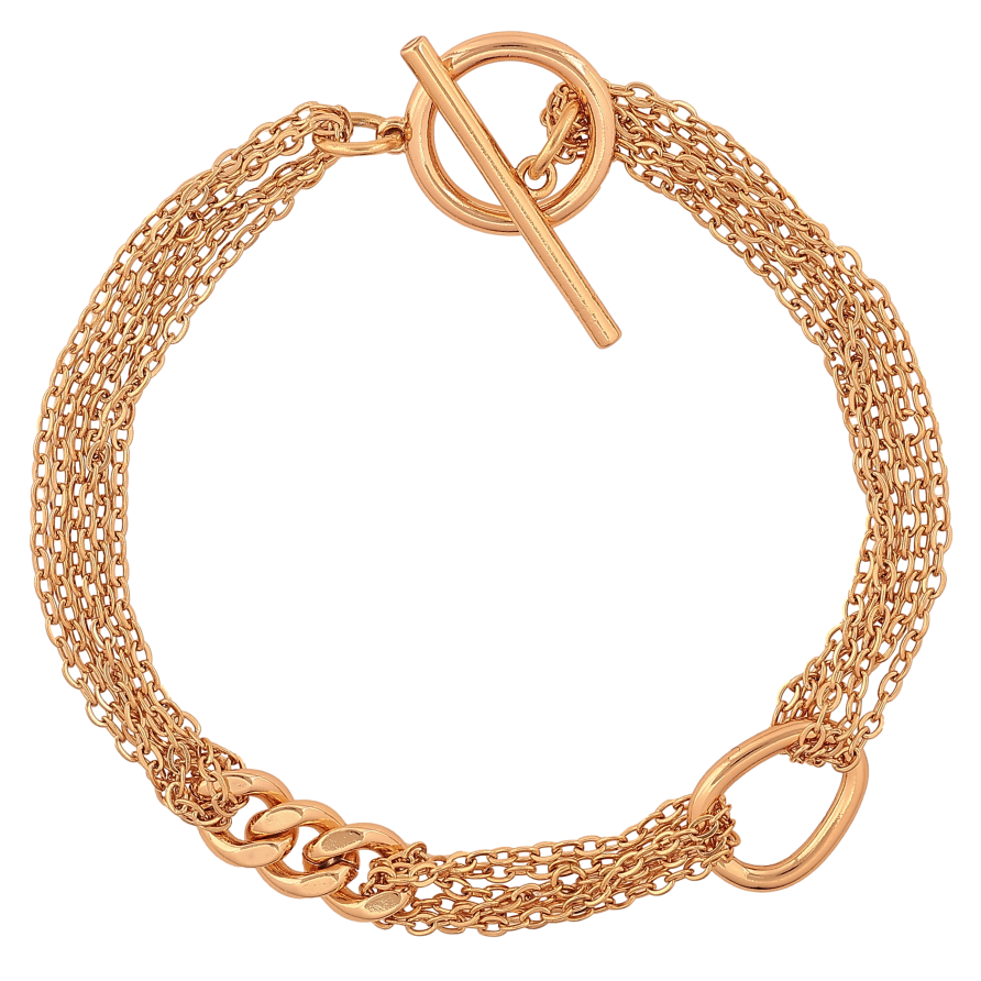 Браслет Xuping цвет Позолота 18K "Цепочка комбинированная" размер 18см х 6-10мм фото №1 Браслет Xuping цвет Позолота 18K "Цепочка комбинированная" размер 18см х 6-10мм фото №1