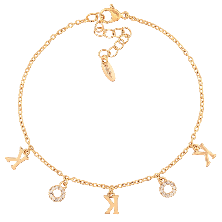 Браслет Xuping цвет Позолота 18K "Цепочка с подвесками" размер с доп. цепочкой 17.5-20.5см х 3-8мм фото №21 Браслет Xuping цвет Позолота 18K "Цепочка с подвесками" размер с доп. цепочкой 17.5-20.5см х 3-8мм фото №21