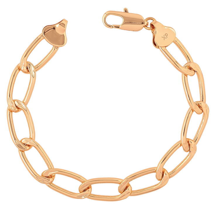 Браслет Xuping цвет Позолота 18K "Цепочка Панцирная" размер 19.5см х 9мм фото №15 Браслет Xuping цвет Позолота 18K "Цепочка Панцирная" размер 19.5см х 9мм фото №15