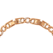 Браслет Xuping цвет Позолота 18K "Цепочка с узором с кристаллами" размер с доп. замком 17.5,20см х 6-9мм фото №2