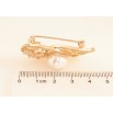 Брошь Xuping цвет Позолота 18K "Композиция с инкрустацией кристаллами и жемчужиной" фото №2 Брошь Xuping цвет Позолота 18K "Композиция с инкрустацией кристаллами и жемчужиной" фото №2
