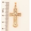 Кулон Xuping цвет Позолота 18K "Крест с Распятием" для цепочки до 5мм фото №2 Кулон Xuping цвет Позолота 18K "Крест с Распятием" для цепочки до 5мм фото №2