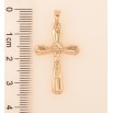 Кулон Xuping цвет Позолота 18K "Крест с Распятием" для цепочки до 5мм фото №2 Кулон Xuping цвет Позолота 18K "Крест с Распятием" для цепочки до 5мм фото №2