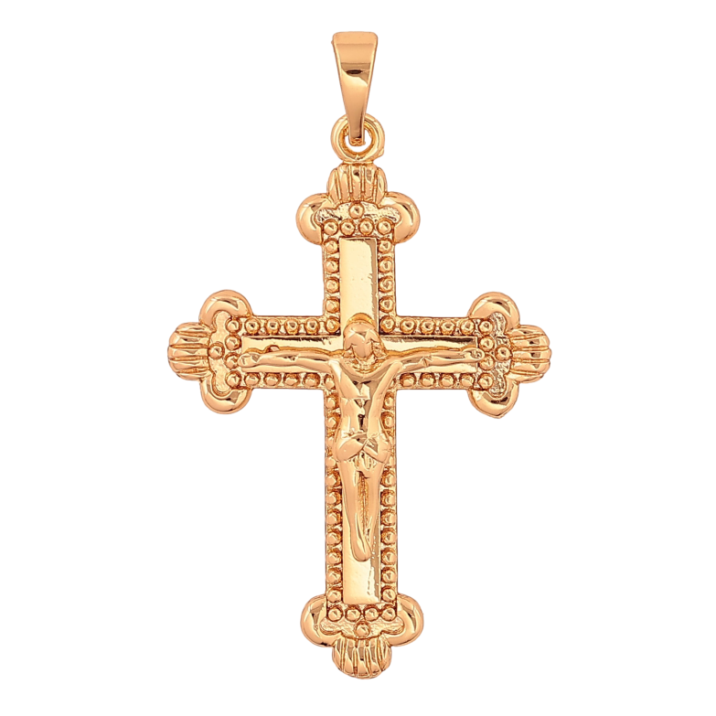 Кулон Xuping колір Позолота 18K "Хрест з Розп'яттям" для ланцюжка до 5мм фото №11 Кулон Xuping колір Позолота 18K "Хрест з Розп'яттям" для ланцюжка до 5мм фото №11