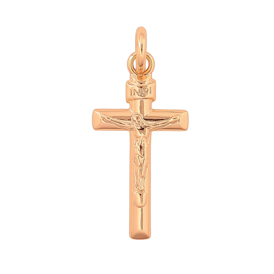 Кулон Xuping колір Позолота 18K "Хрест з Розп'яттям" для ланцюжка до 3мм фото №1 Кулон Xuping колір Позолота 18K "Хрест з Розп'яттям" для ланцюжка до 3мм фото №1