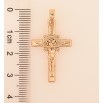 Кулон Xuping цвет Позолота 18K "Крест с Распятием" для цепочки до 5мм фото №2 Кулон Xuping цвет Позолота 18K "Крест с Распятием" для цепочки до 5мм фото №2
