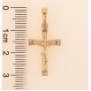 Кулон Xuping цвет Позолота 18K "Крест с Распятием и кристаллами" для цепочки до 6мм фото №2 Кулон Xuping цвет Позолота 18K "Крест с Распятием и кристаллами" для цепочки до 6мм фото №2