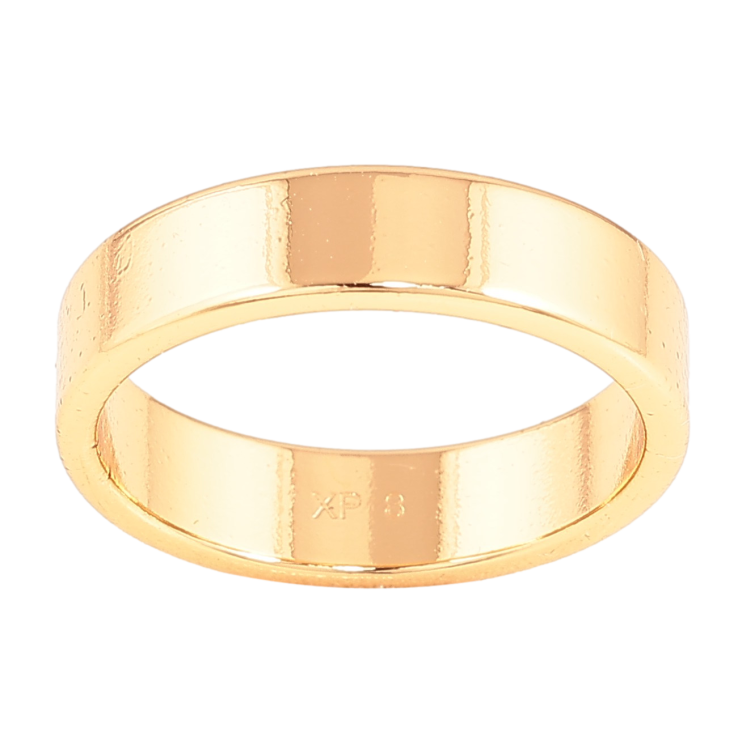 Кольцо Xuping Позолота 18K "Американка Обручальное 5мм" фото №2