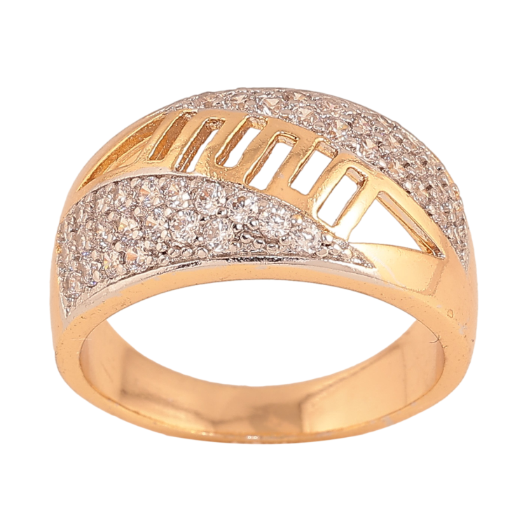 Кольцо Xuping Позолота 18K+Родий Инкрустация цирконием с резным узором фото №24 Кольцо Xuping Позолота 18K+Родий Инкрустация цирконием с резным узором фото №24