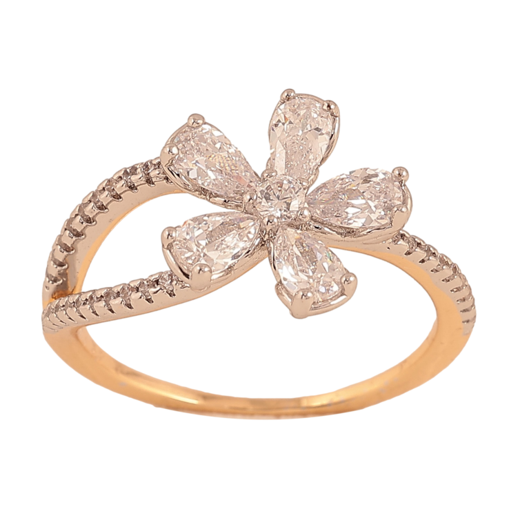 Кольцо Xuping цвет Позолота 18K+Родий "Кристальный цветок" фото №18 Кольцо Xuping цвет Позолота 18K+Родий "Кристальный цветок" фото №18