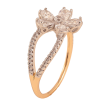 Кольцо Xuping цвет Позолота 18K+Родий "Кристальный цветок" фото №2 Кольцо Xuping цвет Позолота 18K+Родий "Кристальный цветок" фото №2