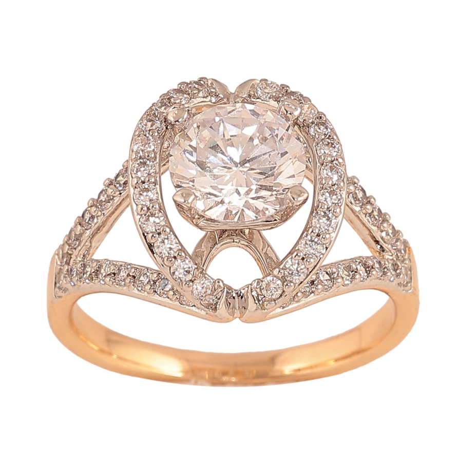 Кольцо Xuping цвет Позолота 18K+Родий "Кристальный блеск" фото №1 Кольцо Xuping цвет Позолота 18K+Родий "Кристальный блеск" фото №1