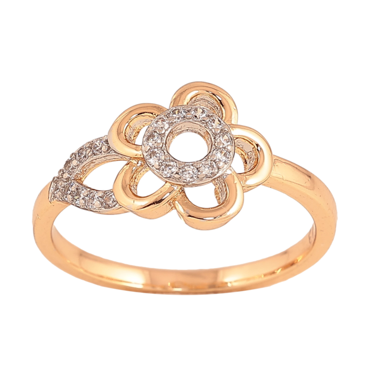Кольцо Xuping цвет Позолота 18K+Родий "Цветок" фото №23 Кольцо Xuping цвет Позолота 18K+Родий "Цветок" фото №23